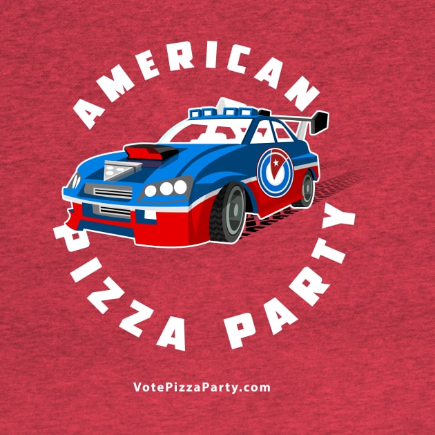 American Pizza Party Driver by supermercadocomics